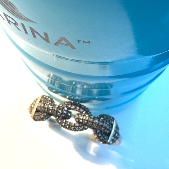 J Crew Never Worn Crystal and Gold 5-Ring Cuff Bracelet! 💎 - Picture 8 of 8